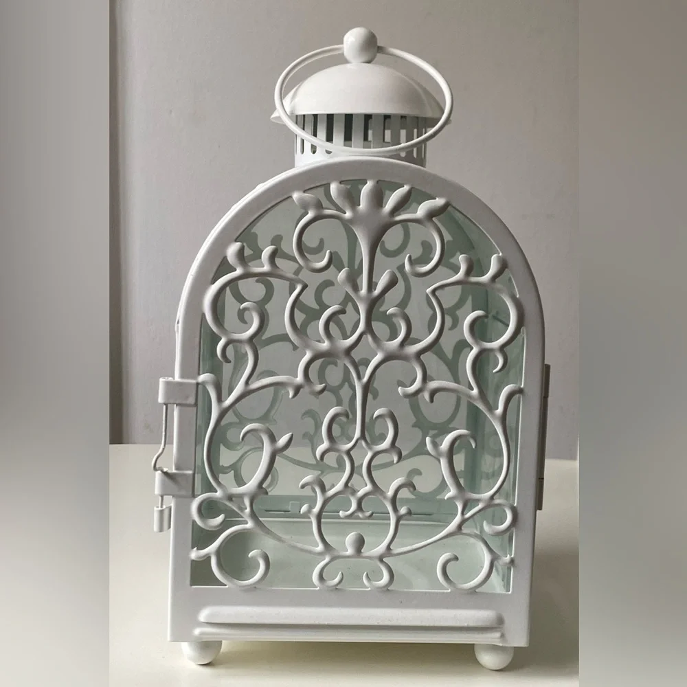 IKEA Elegant White Decorative Lantern